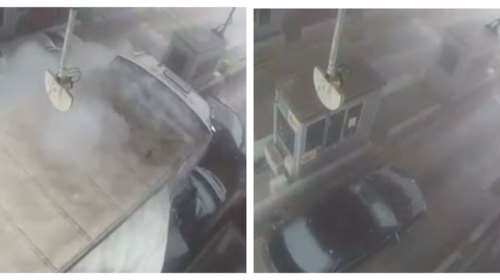 Eγνατία: Νέο βίντεο ντοκουμέντο από το τροχαίο στα διόδια Πολυμύλου - Τα κρίσιμα δευτερόλεπτα της σύγκρουσης