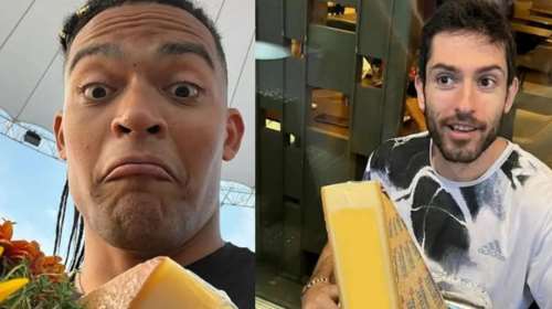 Καραλής και Τεντόγλου πήραν δώρο... τρία κιλά τυρί για τη συμμετοχή τους στο Diamond League της Λωζάννης