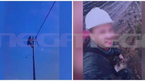 Άρτα: Εναερίτης του ΔΕΔΔΗΕ ο τραγικός πατέρας - Φωτογραφία του πάνω σε κολώνα [εικόνες, βίντεο]