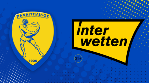 Ανακοίνωση χορηγικής συνεργασίας Interwetten - ΠΑΕ Παναιτωλικού Γ.Φ.Σ.