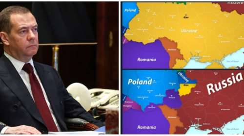 Ανάρτηση-σοκ από τον Μεντβέντεφ: Mοιράζει ουκρανικά εδάφη -  Παρουσιάζει &quot;αναθεωρημένα&quot; σύνορα  - Χάρτες