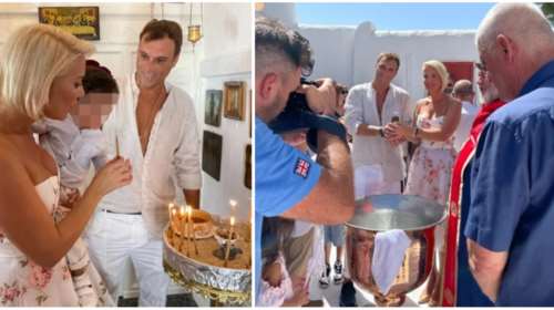 Κατερίνα Μονογυιού: Βάφτισε το παιδί του αδικοχαμένου αδερφού της Τζώρτζη - Συγκίνηση στη Μύκονο [εικόνες]