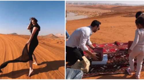 Σάκης Τανιμανίδης – Χριστίνα Μπόμπα: Στην έρημο για πικ νικ με την Μαρίνα Βερνίκου [βίντεο]