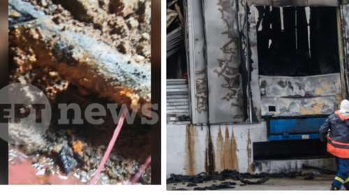 Τραγωδία στη Βιολάντα: H ρωγμή  στην ένωση των σωλήνων - Φωτογραφία ντοκουμέντο από το σημείο διαρροής