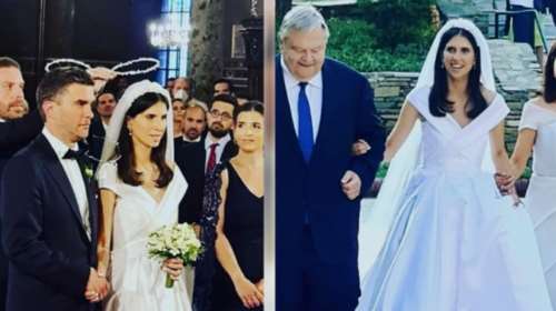 Παντρεύτηκε η κόρη του Ευάγγελου Βενιζέλου, Ελβίνα - Το ταγκό με τον πατέρα της [εικόνες]