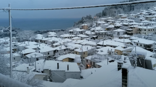 Κακοκαιρία &quot;Διομήδης&quot;: Η σαρωτική χειμωνιάτικη επέλαση μέσα από τις εντυπωσιακές εικόνες του meteo