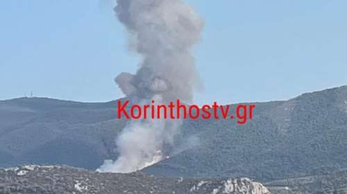 Κόρινθος: Μεγάλη φωτιά στο Κατακάλι - Εντολή για προληπτική εκκένωση κατασκήνωσης [εικόνες - βίντεο]
