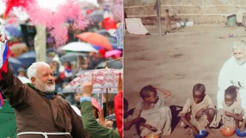 &quot;Έφυγε&quot; ο πατέρας Φεντέλε: Ο πρώτος μοναχός-οπαδός της Ιταλίας - Από τα &quot;πέταλα&quot; στις αποστολές στην Αφρική [εικόνες - βίντεο]