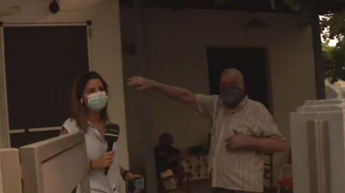 Φωτιά στην Εύβοια: Μίλησε on air με τη γιαγιά της για να την πείσει να εκκενώσει το σπίτι - &quot;Δεν φεύγω&quot; έλεγε ο παππούς της [βίντεο]