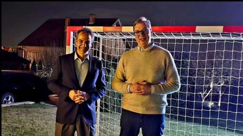 Στη Σερβία ο Κυριάκος Μητσοτάκης - &quot;Μεγάλος φίλος της χώρας μας&quot;, έγραψε ο Βούτσιτς [εικόνα]