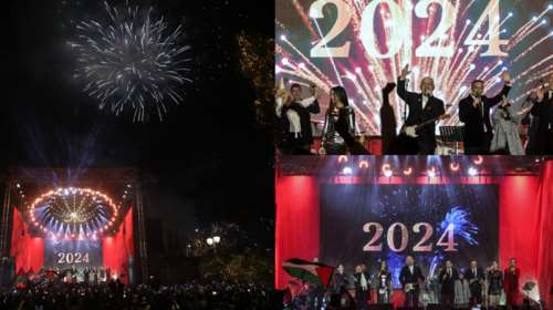 Πυροτεχνήματα, μουσική και πάρτι: Η Αθήνα υποδέχτηκε το 2024 με φαντασμαγορικό τρόπο [Εικόνες - Βίντεο]