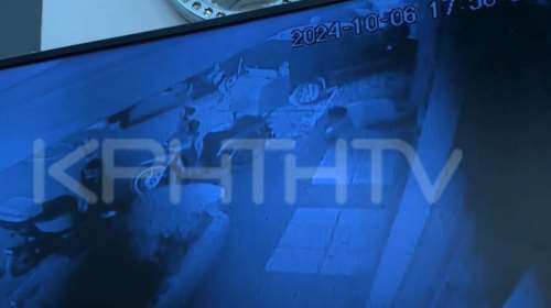 Ηράκλειο: Βίντεο ντοκουμέντο - Η στιγμή που μεθυσμένος οδηγός παρασύρει δύο άτομα και πέφτει σε τζαμαρία καταστήματος