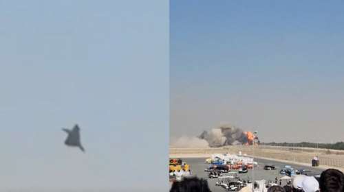 Ντουμπάι: Νεκρός πιλότος μετά από συντριβή ινδικού μαχητικού - Η στιγμή του δυστυχήματος [βίντεο]