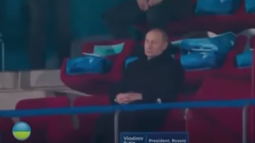 Για... Οσκαρ ο Πούτιν: Έκανε ότι κοιμάται όταν περνούσε η ομάδα της Ουκρανίας στους Χειμερινούς Ολυμπιακούς Αγώνες