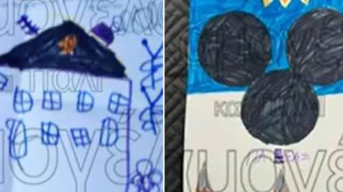 Οι ζωγραφιές - κραυγή της Τζωρτζίνας: Πώς αποτυπώνει τη μητέρα της Ρούλα Πισπιρίγκου [εικόνες - βίντεο]