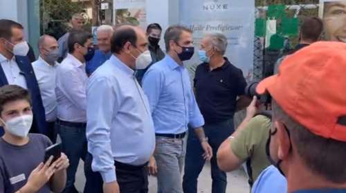 Σεισμός στο Ηράκλειο: Έφτασε στην Κρήτη ο Κυριάκος Μητσοτάκης και ανακοινώνει μέτρα 30 εκατ. ευρώ [Βίντεο]