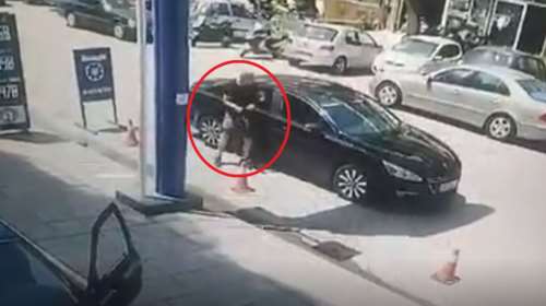 Βίντεο- Ντοκουμέντο: Αγρια εκτέλεση στη Θεσσαλονίκη έξω από βενζινάδικο- Προσοχή σκληρές εικόνες