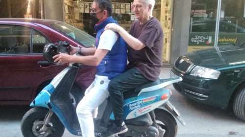 Από το τρακτέρ στο…μηχανάκι ο πρώην Αντιπρόεδρος της Βουλής Σωτήρης Χατζηγάκης