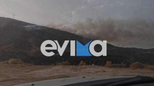 Αναζωπυρώθηκε η φωτιά στην Κάρυστο - Προς το χωριό Αντιά κινούνται οι φλόγες [εικόνες]