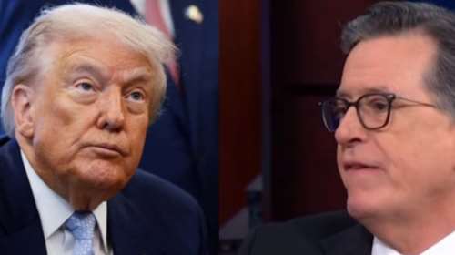 Μαίνεται ο "πόλεμος" του Ντόναλντ Τραμπ με τα late night shows - Νέα πυρά κατά του Στίβεν Κολμπέρτ