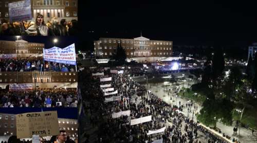 Τέμπη: Νέα μαζική διαδήλωση στο Σύνταγμα με αίτημα για &quot;Αλήθεια και Δικαιοσύνη&quot; [βίντεο - εικόνες]