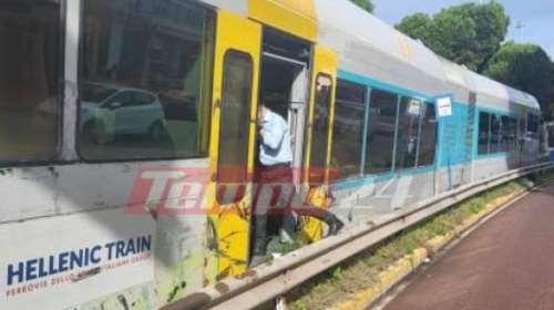 Πάτρα: Εκτροχιάστηκε συρμός του Προαστιακού - Καλά στην υγεία τους και οι 72 επιβαίνοντες [εικόνες-βίντεο]