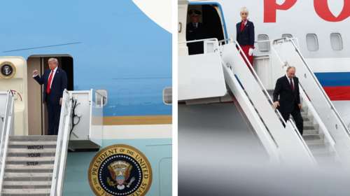 Συνάντηση Τραμπ - Πούτιν: Έφτασαν στην Αλάσκα το Air Force 1 και το ρωσικό κυβερνητικό αεροσκάφος [βίντεο]