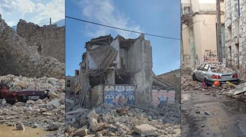 Σεισμός στη Σάμο: Καρέ - Καρέ η καταστροφή των 6,7 Ρίχτερ