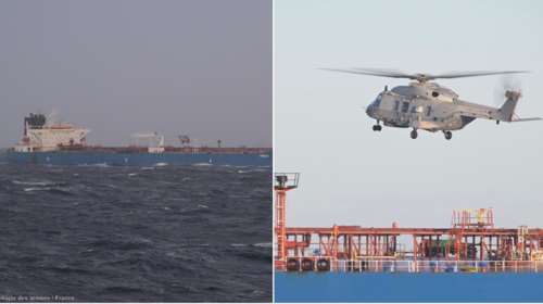 Μακρόν: Γαλλικό "ρεσάλτο" σε τάνκερ του σκιώδους στόλου της Ρωσίας στη Μεσόγειο [εικόνες]