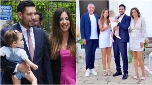 Κωνσταντίνος Κυρανάκης: Η πολύχρωμη βάφτιση της κόρης του στο Καστελλόριζο - Η δεξίωση στο γραφικό λιμάνι