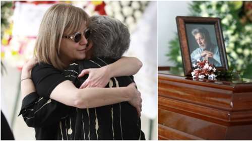 Γιάννης Φέρτης: Τελευταίο αντίο στον σπουδαίο ηθοποιό - Συντετριμμένη η Μαρίνα Ψάλτη [εικόνες]