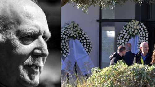 Αυτή την ώρα το τελευταίο αντίο στον Γιώργο Παπαδάκη στο αποτεφρωτήριο Ριτσώνας [εικόνες - βίντεο]