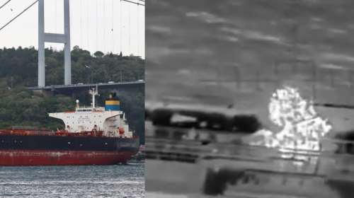 Στη... Μεσόγειο ο πόλεμος: H Ουκρανία χτύπησε πετρελαιοφόρο του ρωσικού "σκιώδους στόλου" νότια της Κρήτης