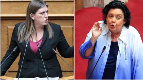 Νέος γύρος Κωνσταντοπούλου vs Κανέλλη: &quot;Πλασάρεται ως κομμουνίστρια ενώ κάνει dolce vita σε βίλα&quot;