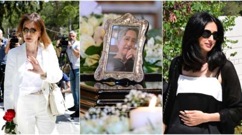 Κηδεία Νίκου Γαλανού: Πλήθος κόσμου στο τελευταίο αντίο - Οι ηθοποιοί που έδωσαν το παρών [εικόνες]