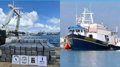 Φωτογραφίες από τη Μαρτινίκα με την κατασχεμένη κοκαΐνη και το σκάφος του "Έλληνα Εσκομπάρ"