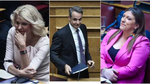 Οι ατάκες Μητσοτάκη σε Τζάκρη και Κωνσταντοπούλου: "Εσείς έχετε ψηφίσει όλα τα μνημόνια" - "Θα σας απαντήσω με καρδούλα"