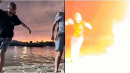 Γεωργία: Η τρομακτική στιγμή που κεραυνός χτυπάει 32χρονο την ώρα που χορεύει - &quot;Δεν αισθανόμουν τα άκρα μου&quot; [βίντεο]