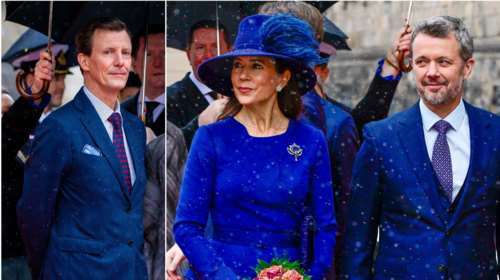 Με 12ποντα στο χιόνι η βασίλισσα Μαίρη: Το total μπλε ρουά σύνολο και η συνάντηση με τον αποξενωμένο αδελφό του βασιλιά