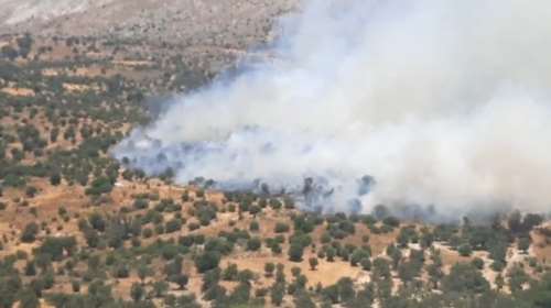 Φωτιά στο Ρέθυμνο: Οργανωμένο εμπρησμό καταγγέλλει ο δήμαρχος στον Άγιο Βασίλειο - Υπό πλήρη έλεγχο η πυρκαγιά