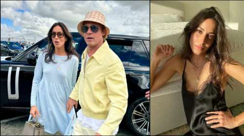 Πολύγλωσση, κούκλα και με αγάπη για τη μόδα η σύντροφος του Μπραντ Πιτ: Ποια είναι η μελαχρινή καλλονή Ινές Ντε Ραμόν