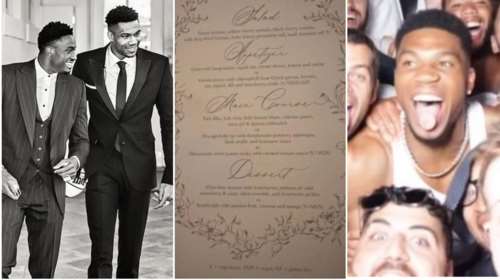 Γιάννης Αντετοκούνμπο: Ο κουμπάρος, το εκλεκτό μενού και οι φωτογραφίες που διέρρευσαν από το γαμήλιο πάρτι