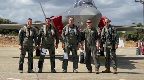 Άσκηση &quot;Poseidon Rage&quot;: Ο αρχηγός ΓΕΑ σε εναέρια μάχη - Τα F-16 κόντρα στα F-35 [εικόνες]