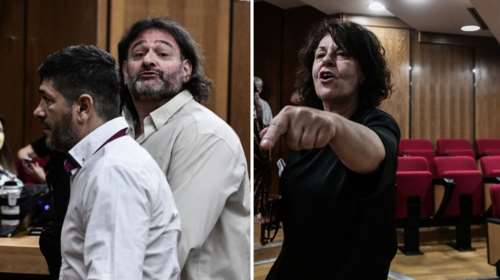 Επεισόδιο Λαγού - Μάγδας Φύσσα στη Δίκη της Χρυσής Αυγής: Θα το ξεφτιλίσουμε το δικαστήριό σας - Στα λαγούμια σας