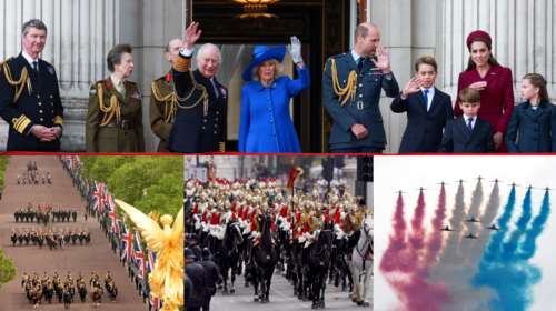 Βρετανία: Εντυπωσιακές εικόνες από την 80ή επέτειο από το τέλος του Β&#39; ΠΠ - Παρούσα η βασιλική οικογένεια [βίντεο]