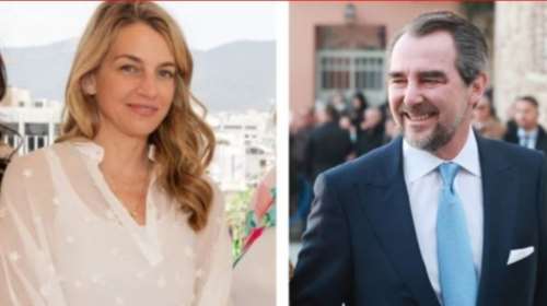 Χρυσή Βαρδινογιάννη - Νικόλαος Ντε Γκρες: Βραδινή έξοδος του ζευγαριού σε ελληνικό νησί