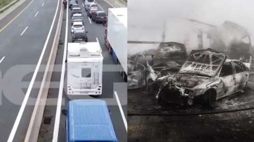 Εγνατία οδός: Μποτιλιάρισμα 22 χλμ. στο σημείο της τραγωδίας - Εκατοντάδες εγκλωβισμένοι για πάνω από 6 ώρες