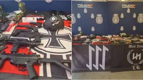 Νεοναζιστικό υλικό και οπλοστάσιο στην Ισπανία: Έφοδος και συλλήψεις της αμερικανικής οργάνωσης The Base [βίντεο]