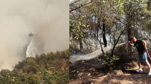 Πολυτεχνειούπολη Ζωγράφου: Οριοθετήθηκε η φωτιά στους πρόποδες Υμηττού - Μήνυμα 112, σηκώθηκαν 19 εναέρια μέσα [βίντεο-εικόνες]