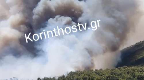 Ανεξέλεγκτη η φωτιά στο Σοφικό Κορινθίας: Πύρινος εφιάλτης κατακαίει πευκοδάσος, 22 εναέρια μέσα, 3 τραυματίες πυροσβέστες